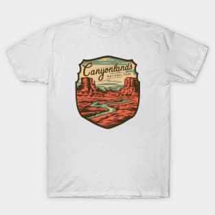 Canyonlands National Park Utah Shield T-Shirt